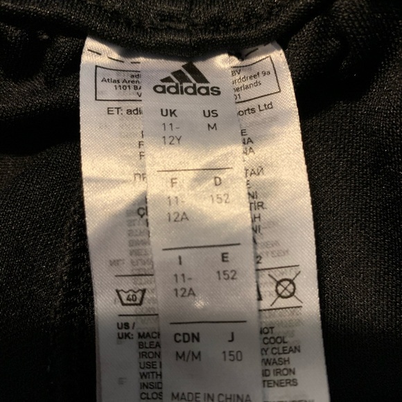 Boy’s Adidas Tapered Track Pants - Picture 2 of 2